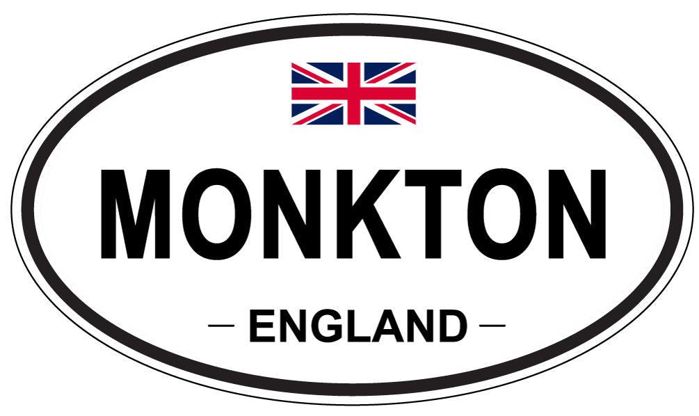 MONKTON, England - Oval Magnet