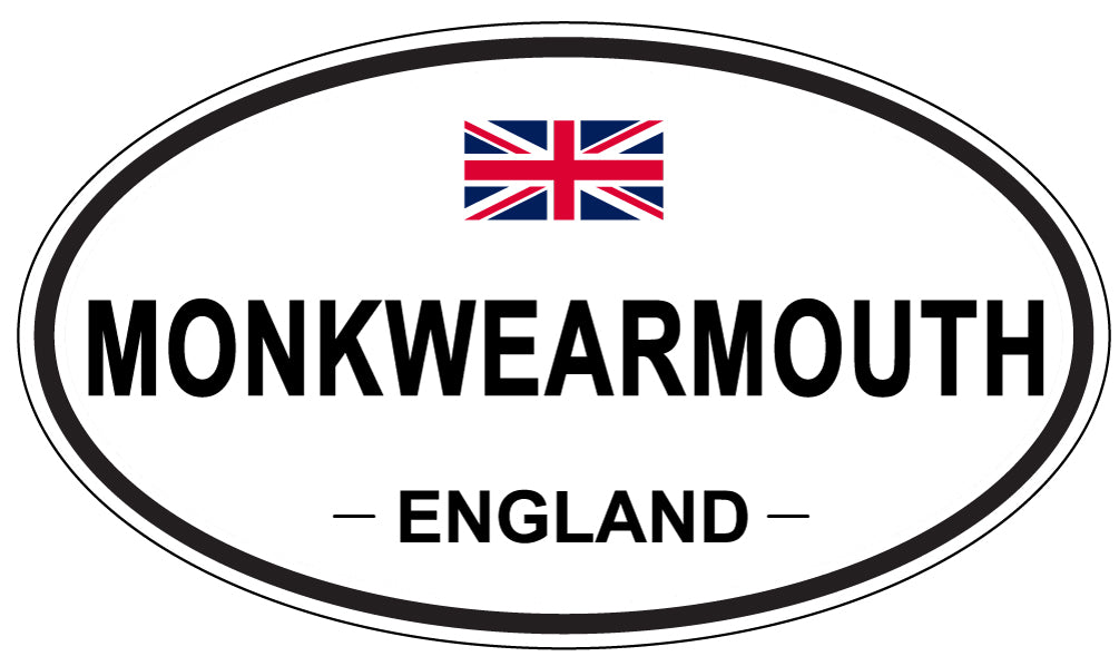 MONKWEARMOUTH, England - Oval Magnet