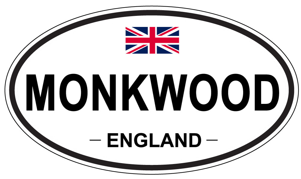 MONKWOOD, England - Oval Magnet