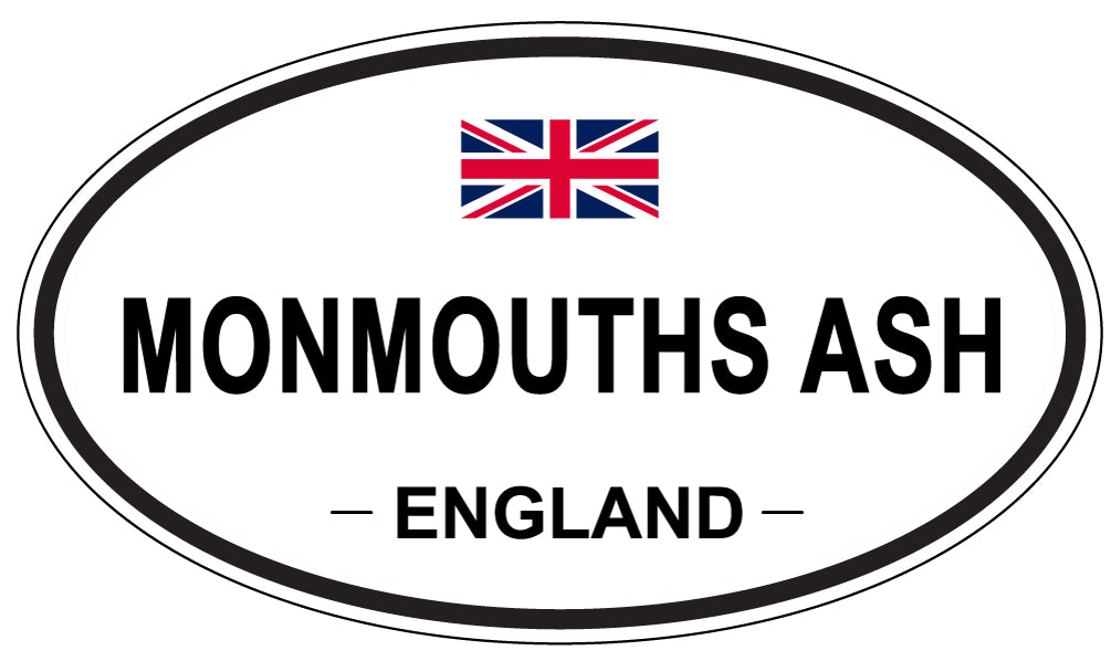 MONMOUTHS ASH, England - Oval Magnet