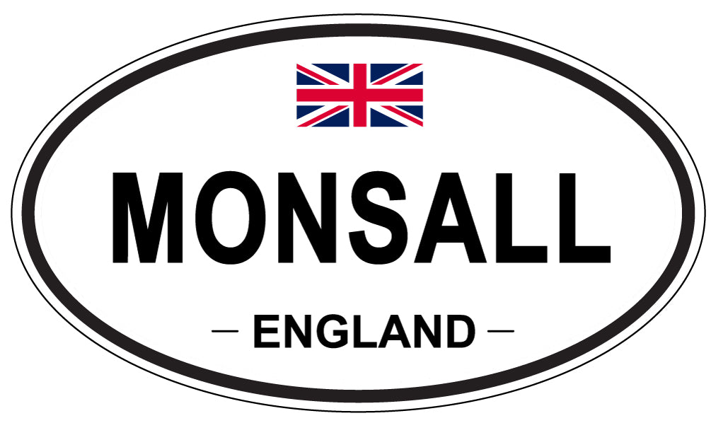 MONSALL, England - Oval Magnet