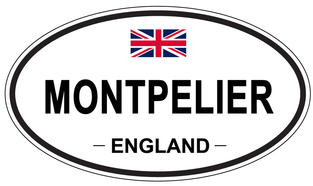 MONTPELIER, England - Oval Magnet