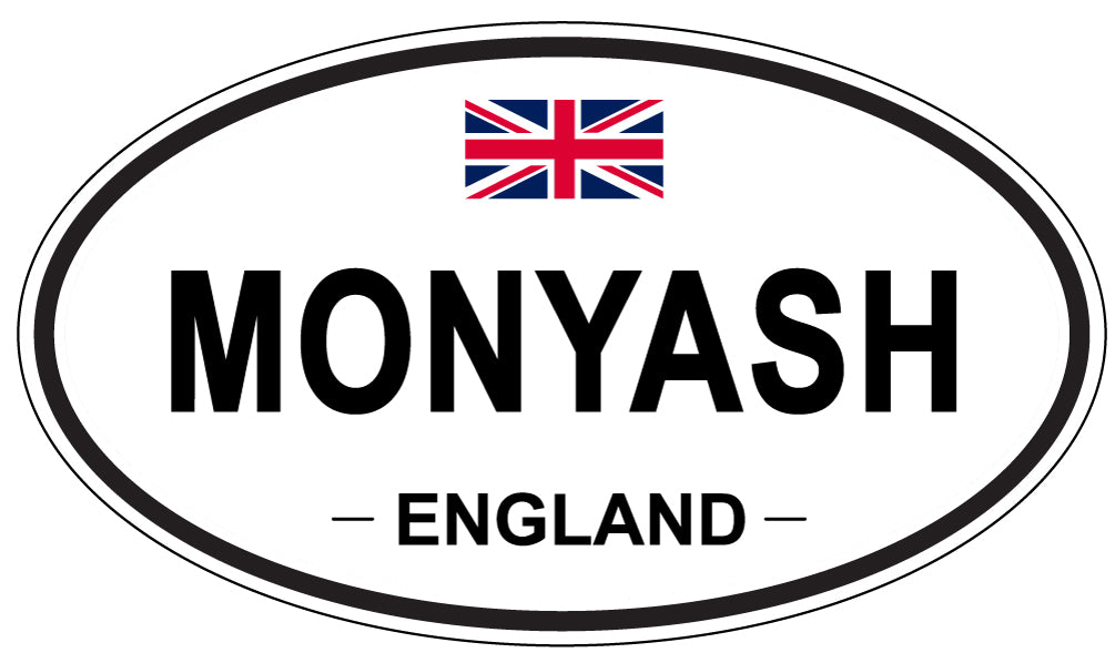 MONYASH, England - Oval Magnet