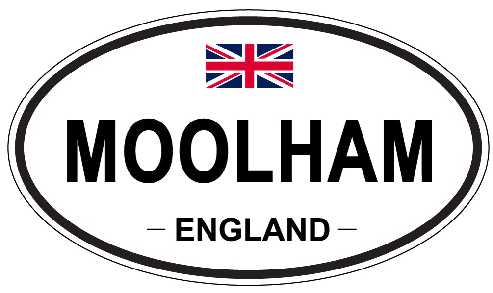 MOOLHAM, England - Oval Magnet