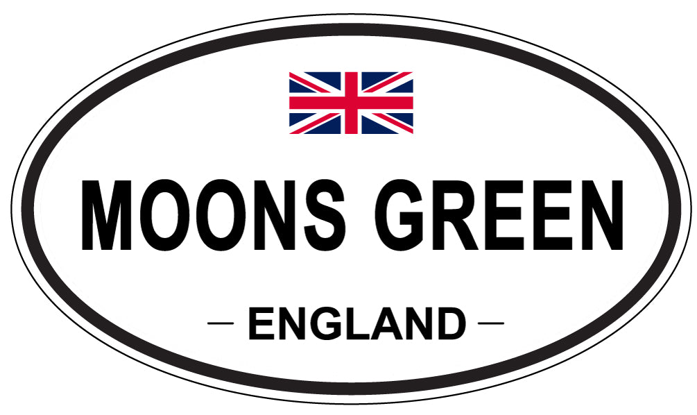 MOONS GREEN, England - Oval Magnet