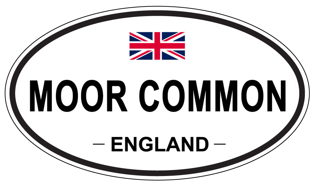 MOOR COMMON, England - Oval Magnet