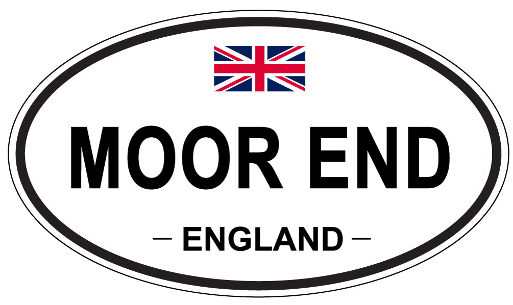 MOOR END, England - Oval Magnet