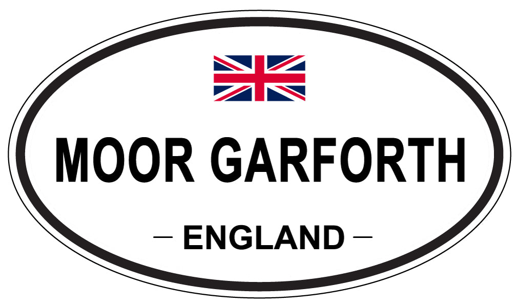 MOOR GARFORTH, England - Oval Magnet