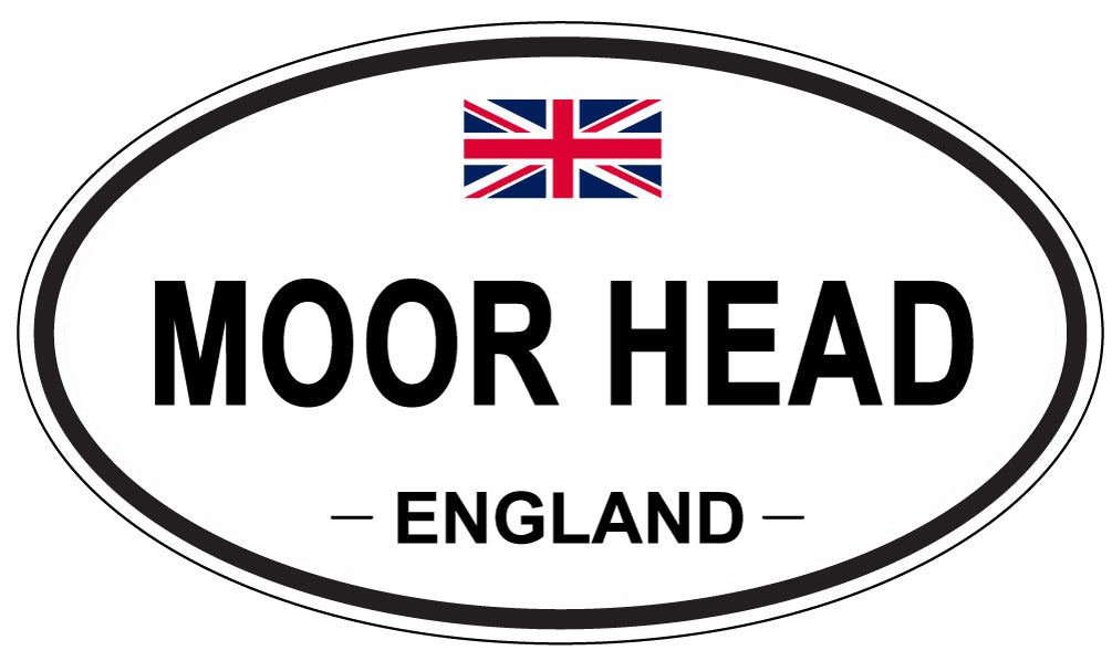 MOOR HEAD, England - Oval Magnet