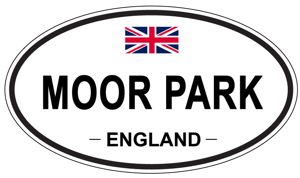 MOOR PARK, England - Oval Magnet