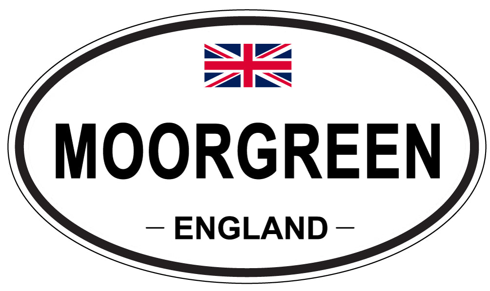 MOORGREEN, England - Oval Magnet