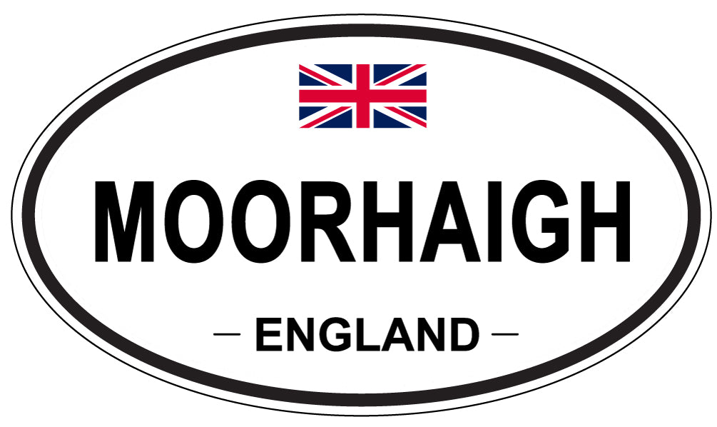 MOORHAIGH, ENGLAND - Oval Sticker