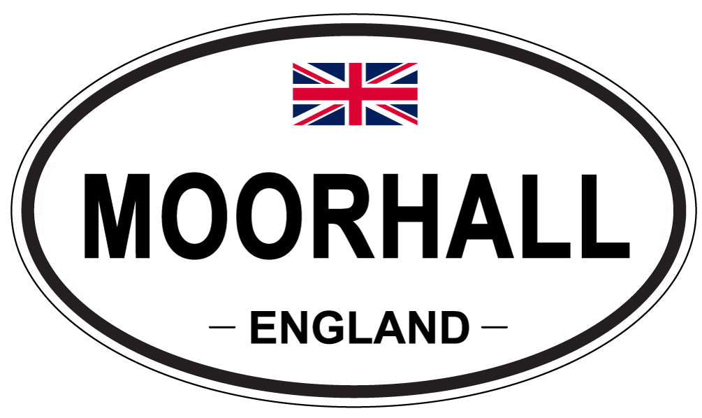 MOORHALL, England - Oval Magnet