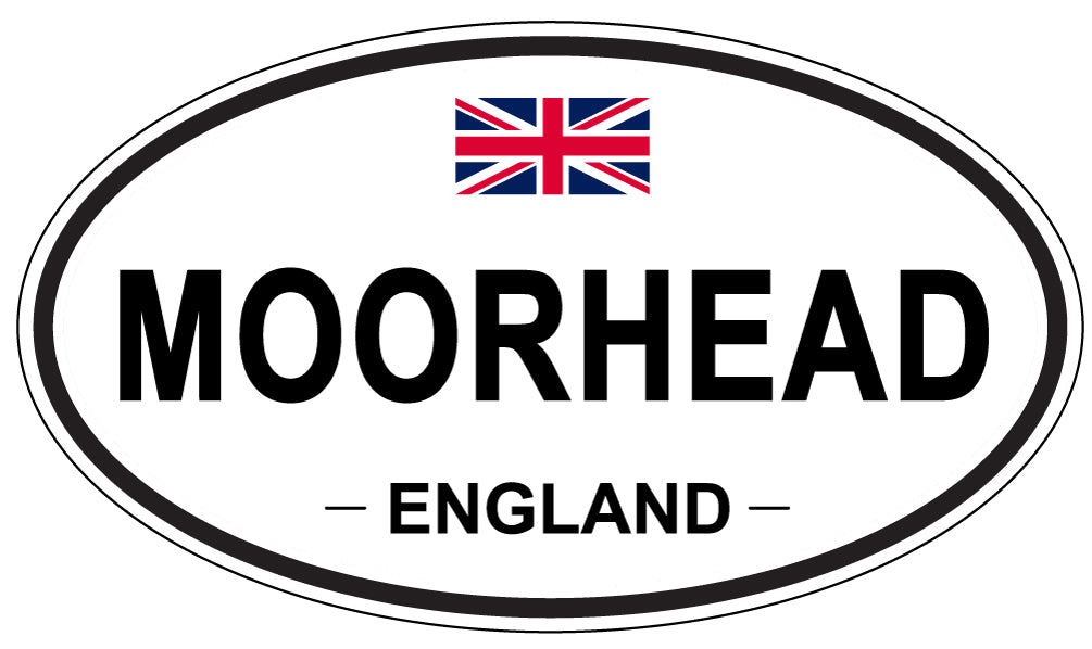 MOORHEAD, ENGLAND - Oval Sticker