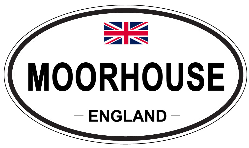 MOORHOUSE, England - Oval Magnet