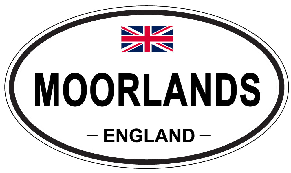 MOORLANDS, England - Oval Magnet