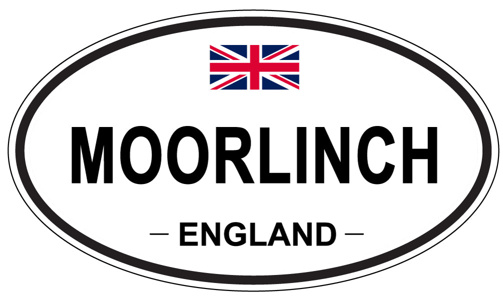 MOORLINCH, England - Oval Magnet