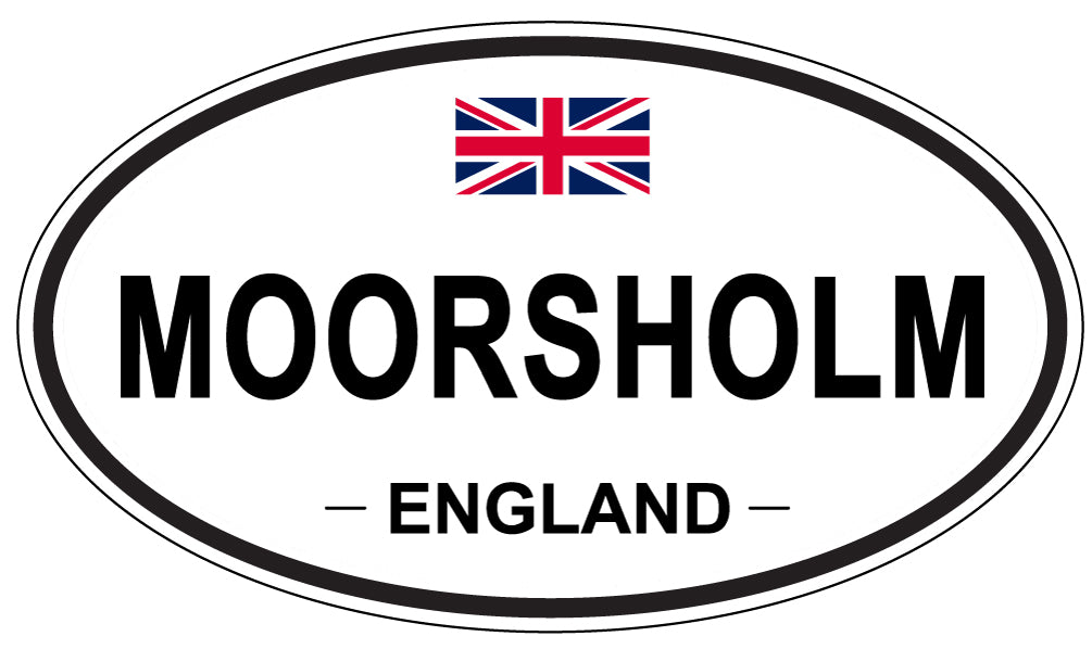 MOORSHOLM, England - Oval Magnet