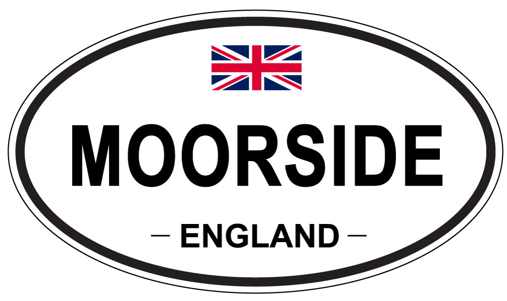 MOORSIDE, England - Oval Magnet