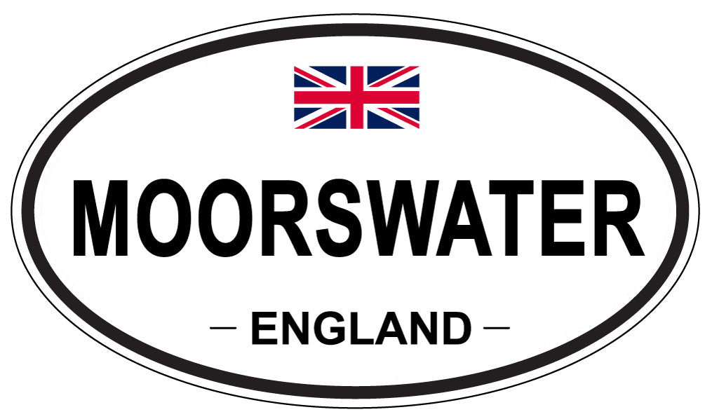 MOORSWATER, England - Oval Magnet