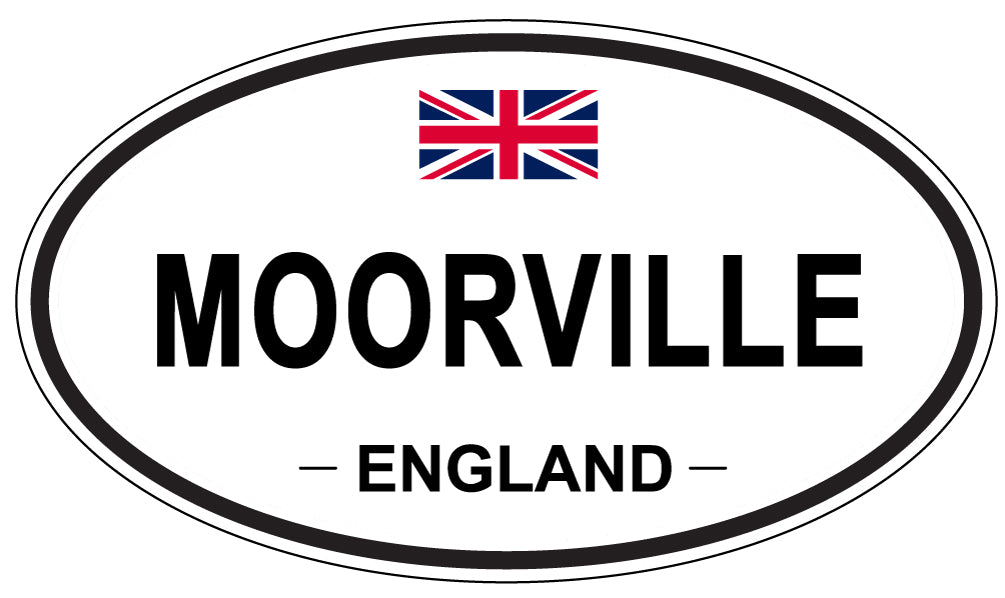 MOORVILLE, England - Oval Magnet