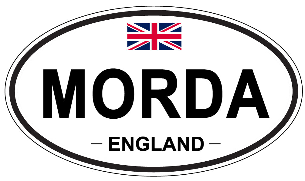 MORDA, England - Oval Magnet