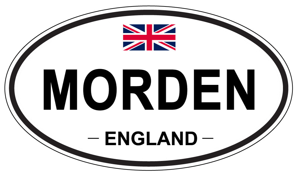 MORDEN, England - Oval Magnet