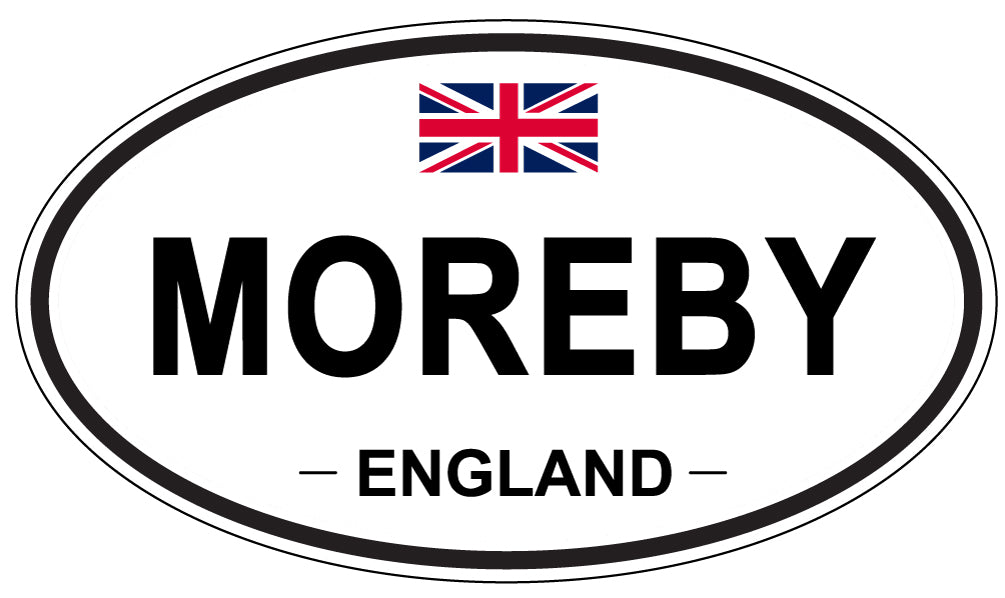 MOREBY, England - Oval Magnet
