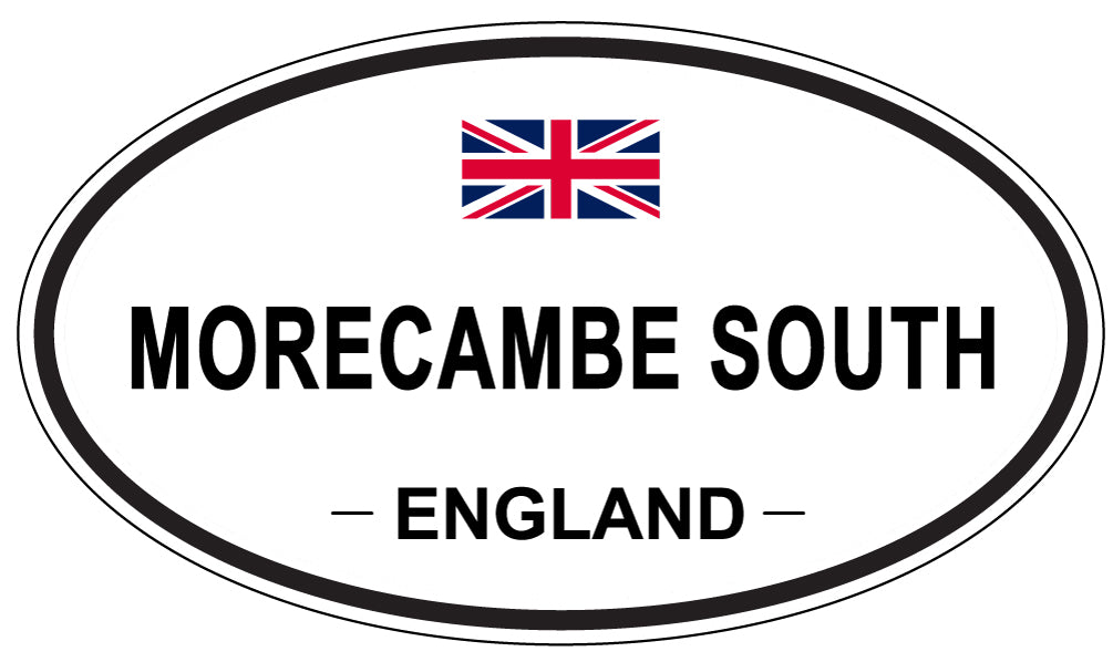 MORECAMBE SOUTH, England - Oval Magnet