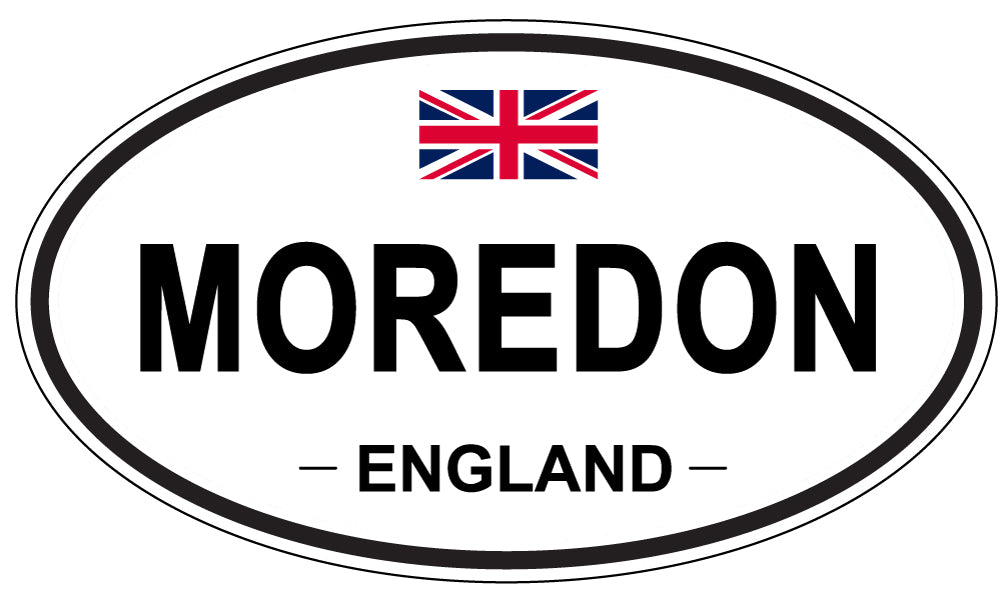 MOREDON, England - Oval Magnet