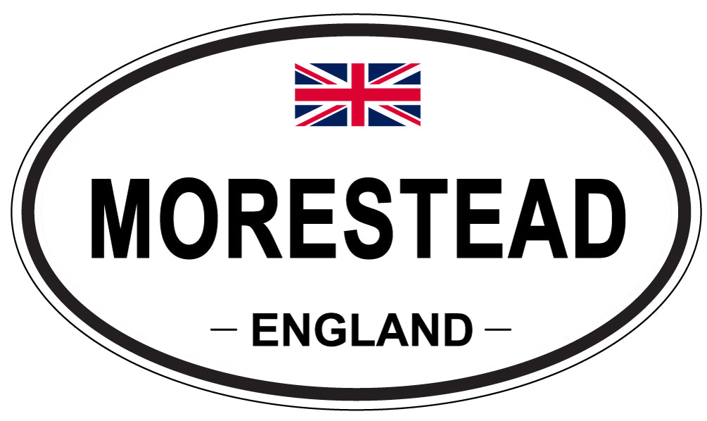 MORESTEAD, England - Oval Magnet