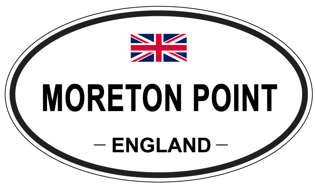 MORETON POINT, England - Oval Magnet