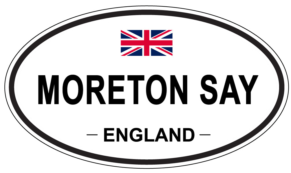 MORETON SAY, England - Oval Magnet