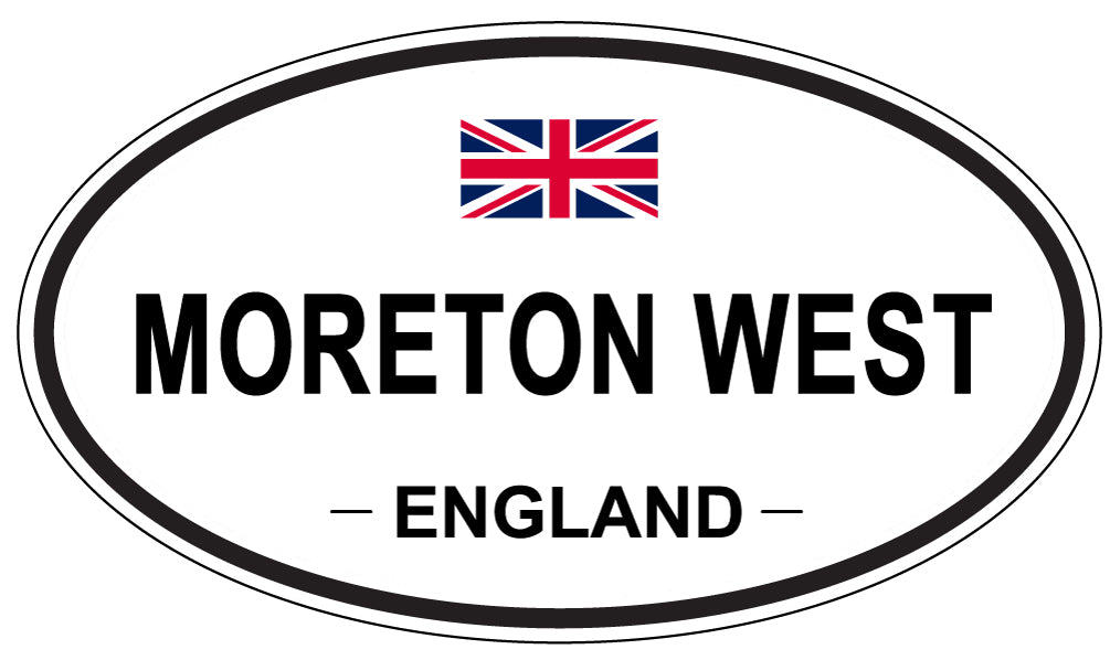 MORETON WEST, England - Oval Magnet