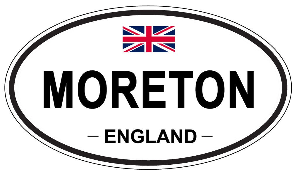 MORETON, England - Oval Magnet