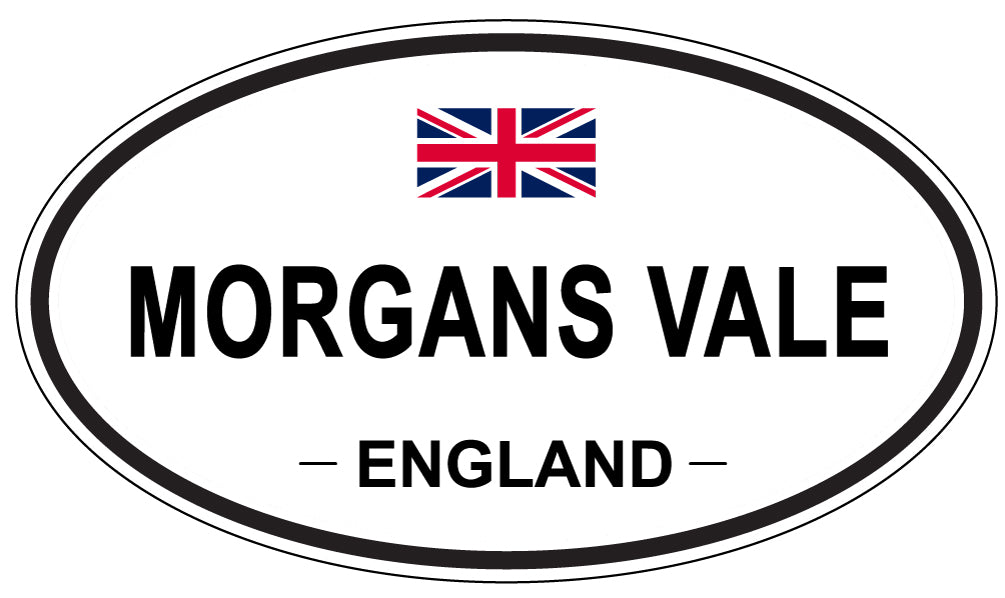 MORGANS VALE, England - Oval Magnet