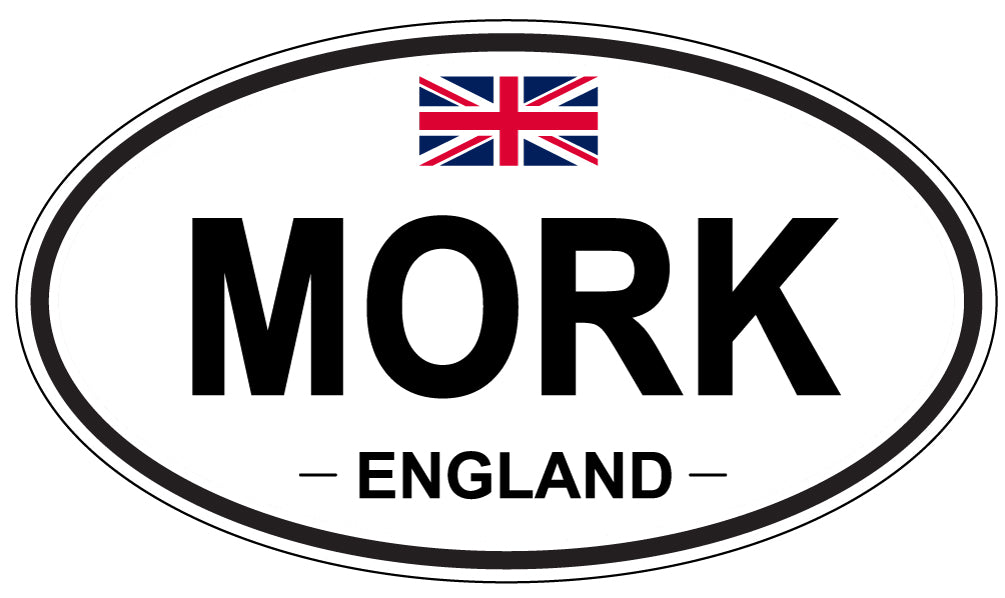 MORK, England - Oval Magnet