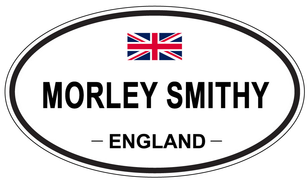 MORLEY SMITHY, ENGLAND - Oval Sticker