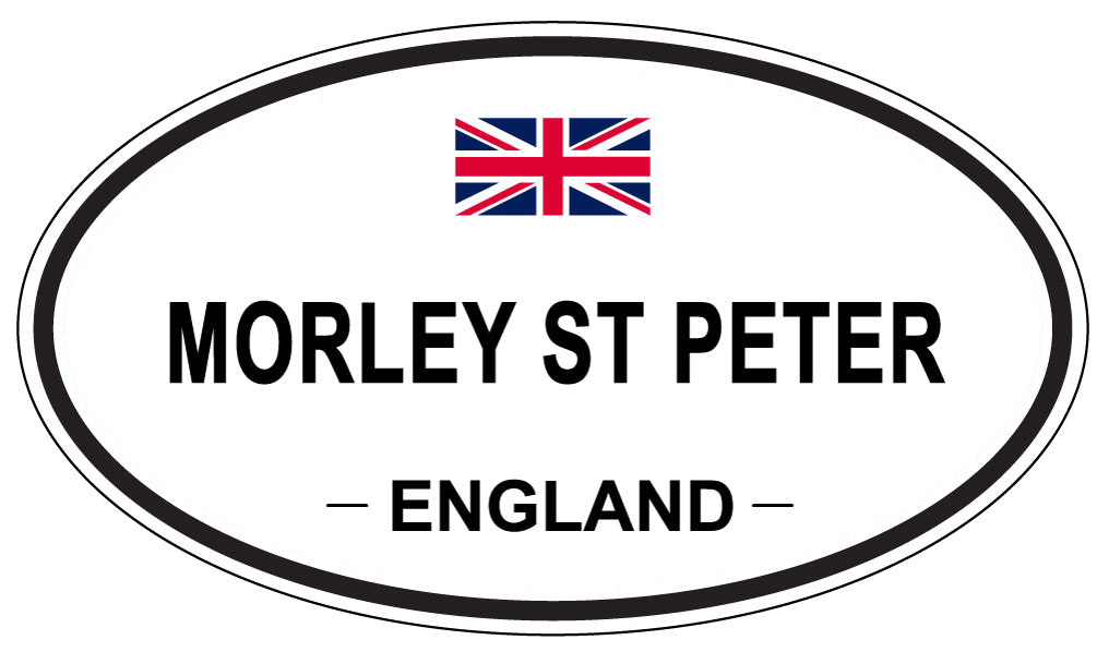 MORLEY ST PETER, England - Oval Magnet