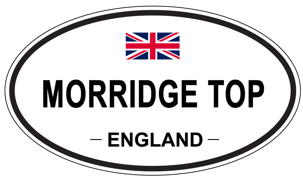 MORRIDGE TOP, England - Oval Magnet