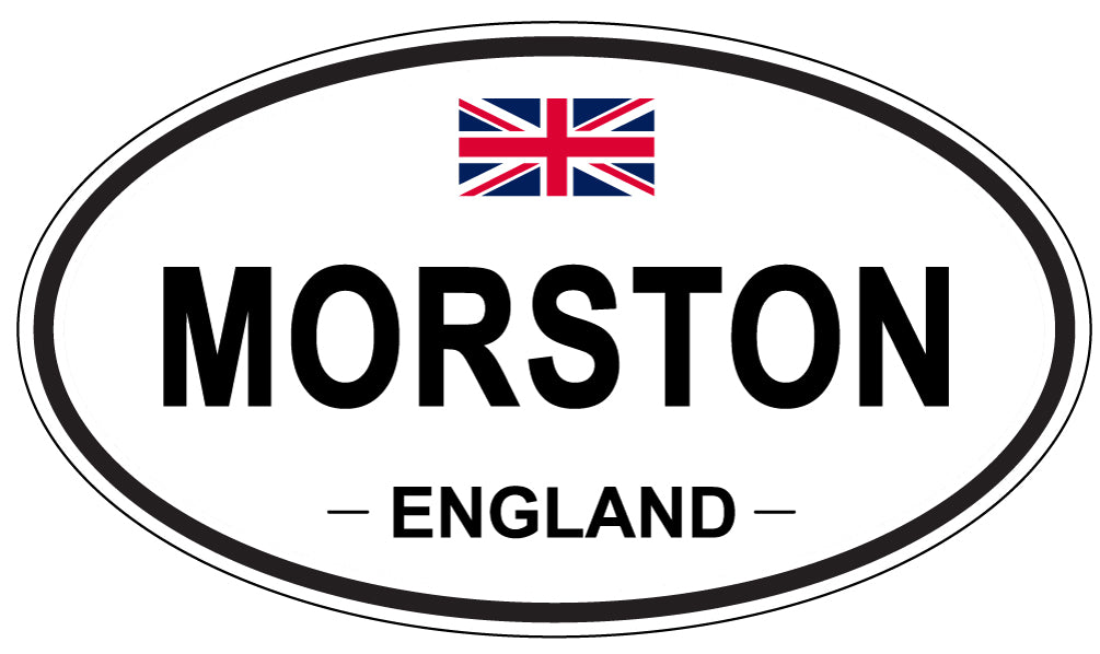 MORSTON, England - Oval Magnet