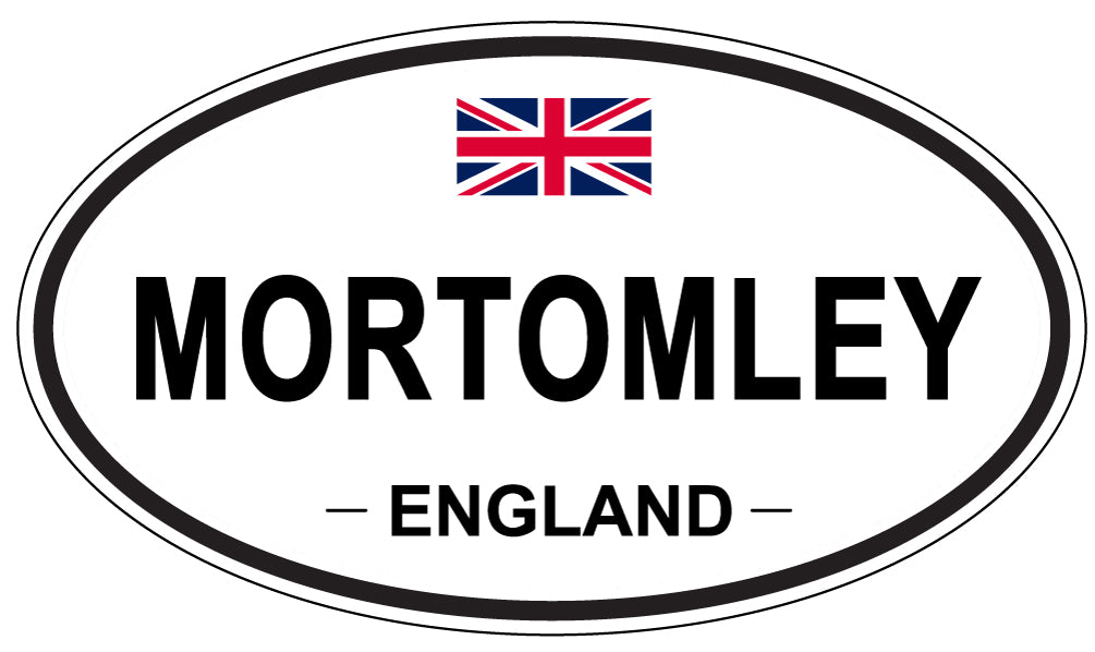 MORTOMLEY, England - Oval Magnet
