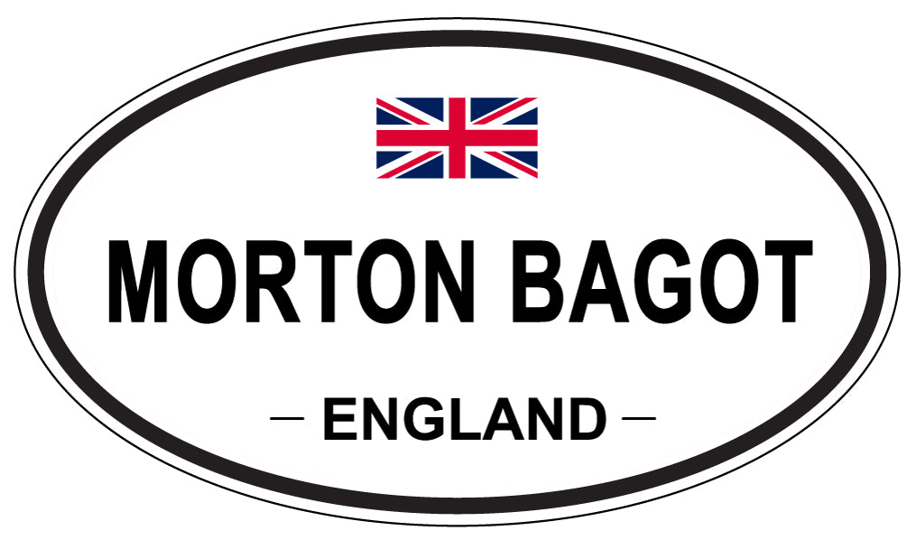MORTON BAGOT, England - Oval Magnet