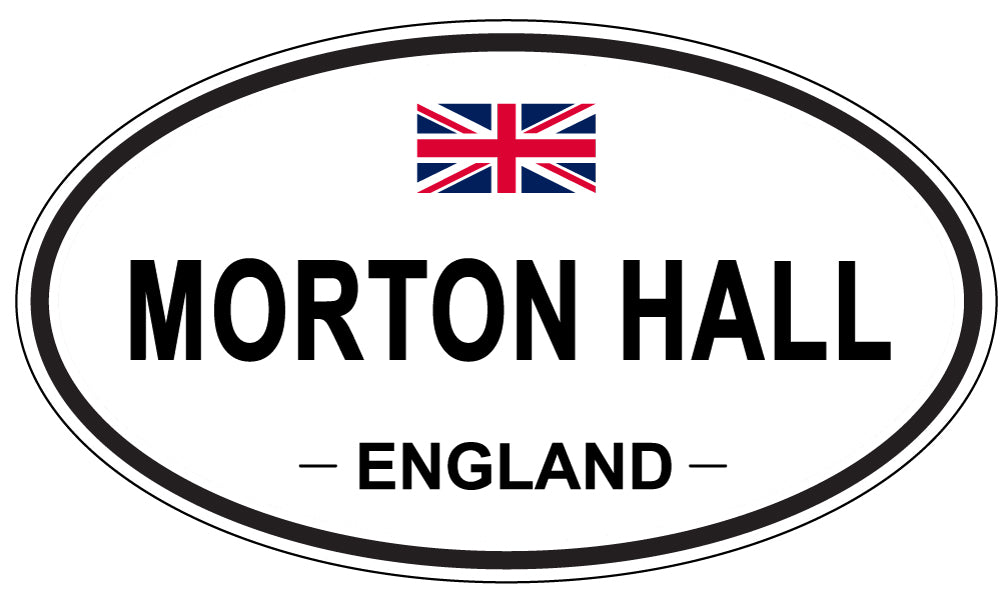 MORTON HALL, England - Oval Magnet