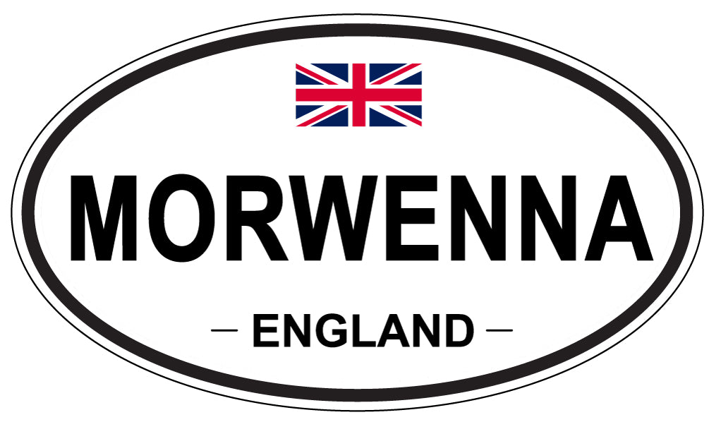 MORWENNA, ENGLAND - Oval Sticker