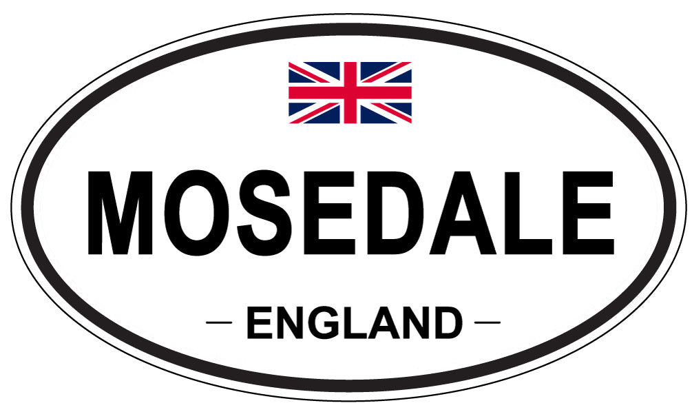 MOSEDALE, England - Oval Magnet