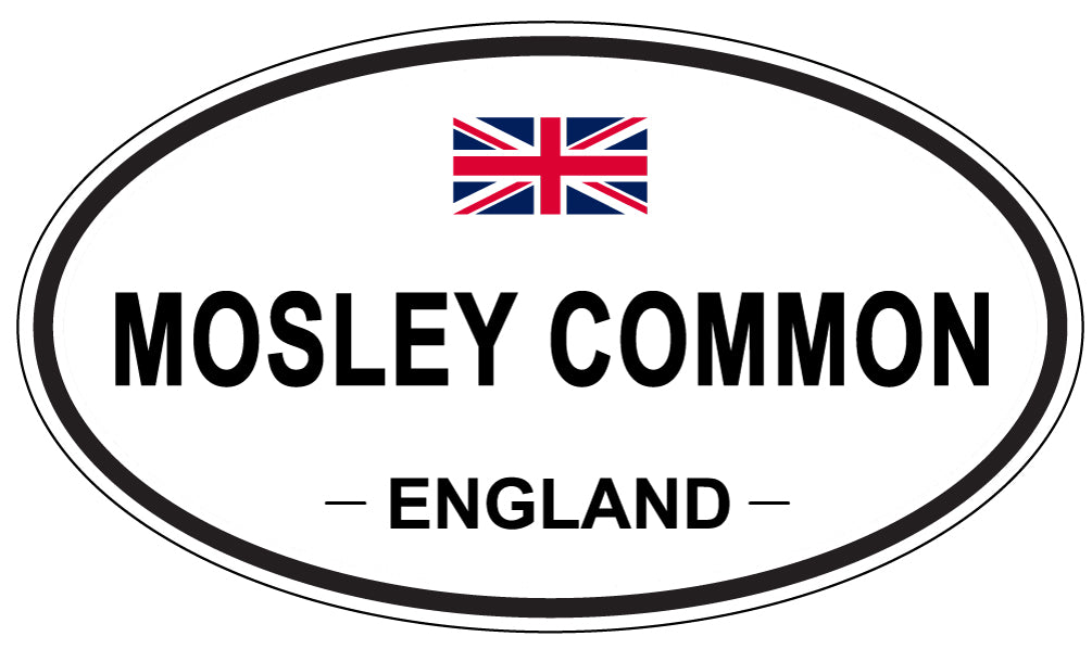 MOSLEY COMMON, England - Oval Magnet