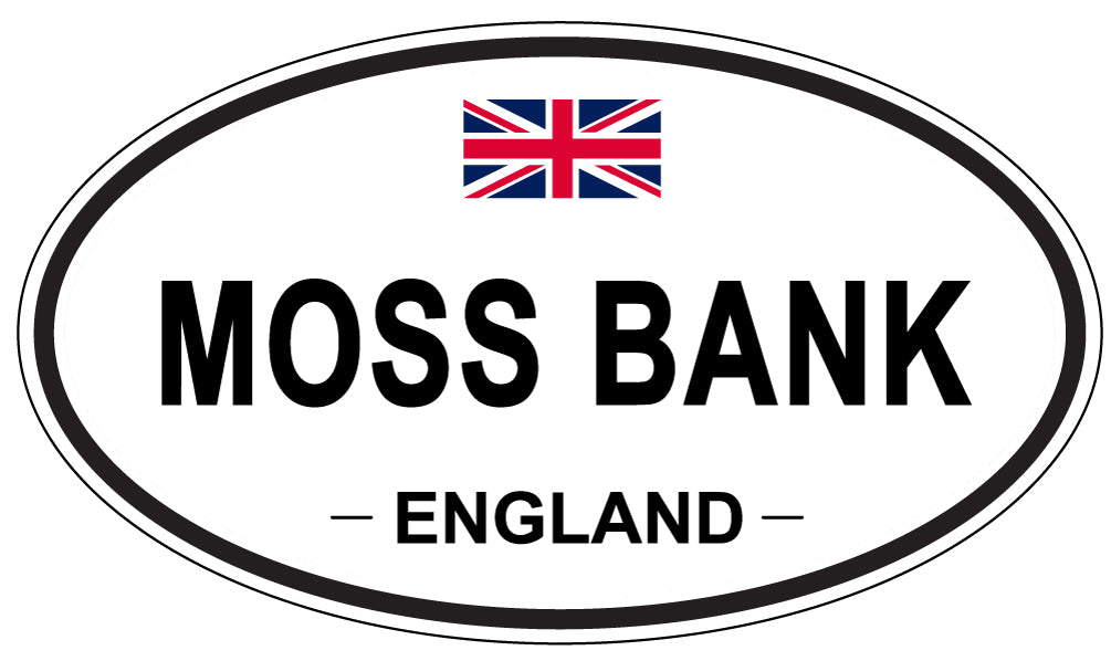 MOSS BANK, England - Oval Magnet