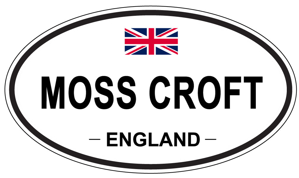 MOSS CROFT, England - Oval Magnet