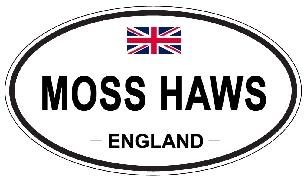 MOSS HAWS, England - Oval Magnet